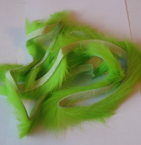 ������ �������� 6 ��. (�������) zonker strips 1/4 inch fl  chartreuse N. Spirit
